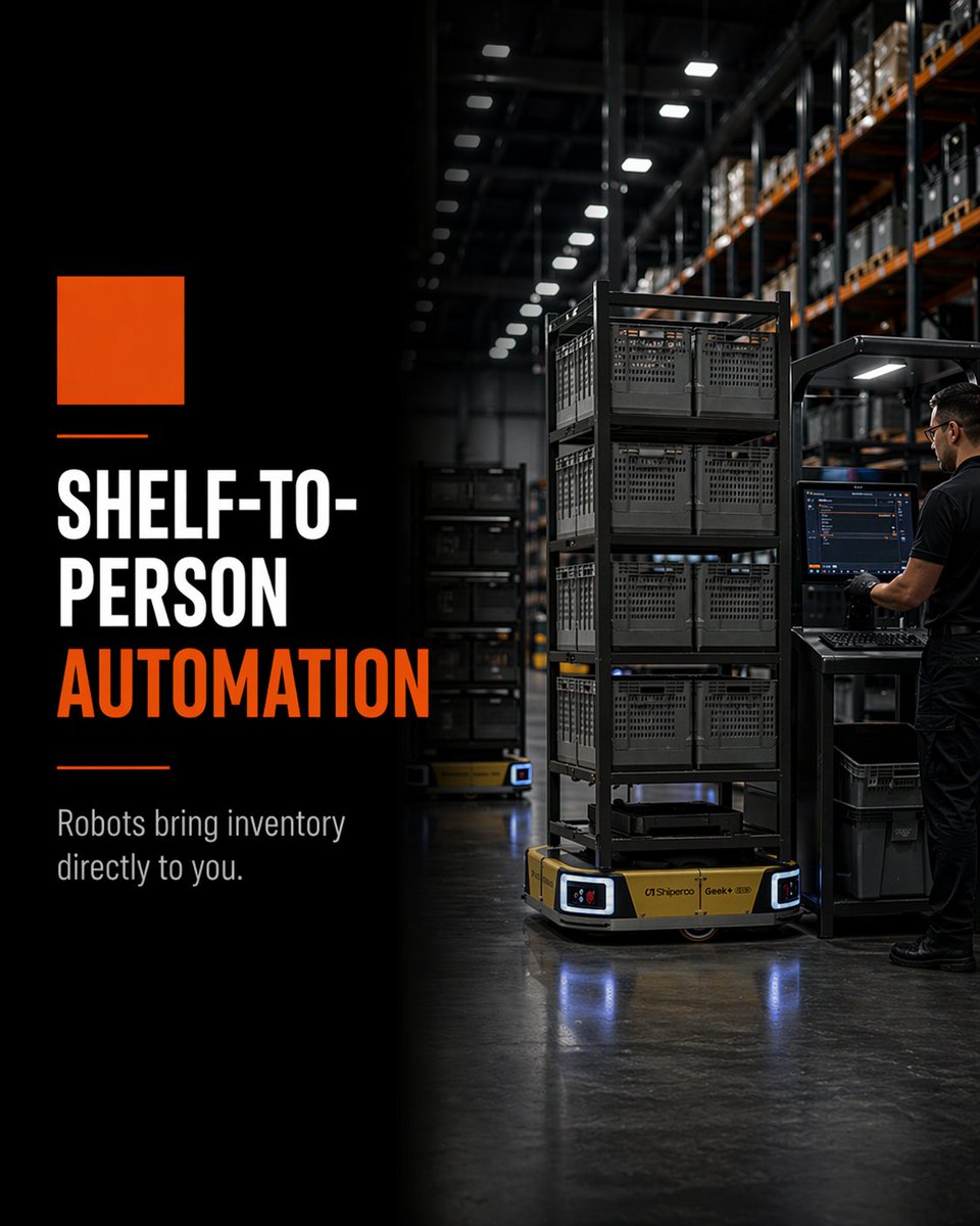 AutomateXNZ's tweet image. Smarter picking. Zero wasted movement.

Shelf-to-person automation brings inventory to your team, cuts errors, and scales with demand.

Ready to upgrade your warehouse performance?

#WarehouseAutomation #Intralogistics #Automation #SupplyChain #AutomateX