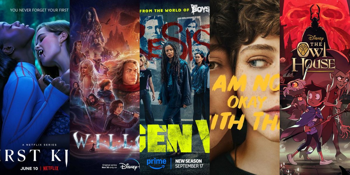 woman lead shows with queer rep &amp; poc, guess whats in common with all of them