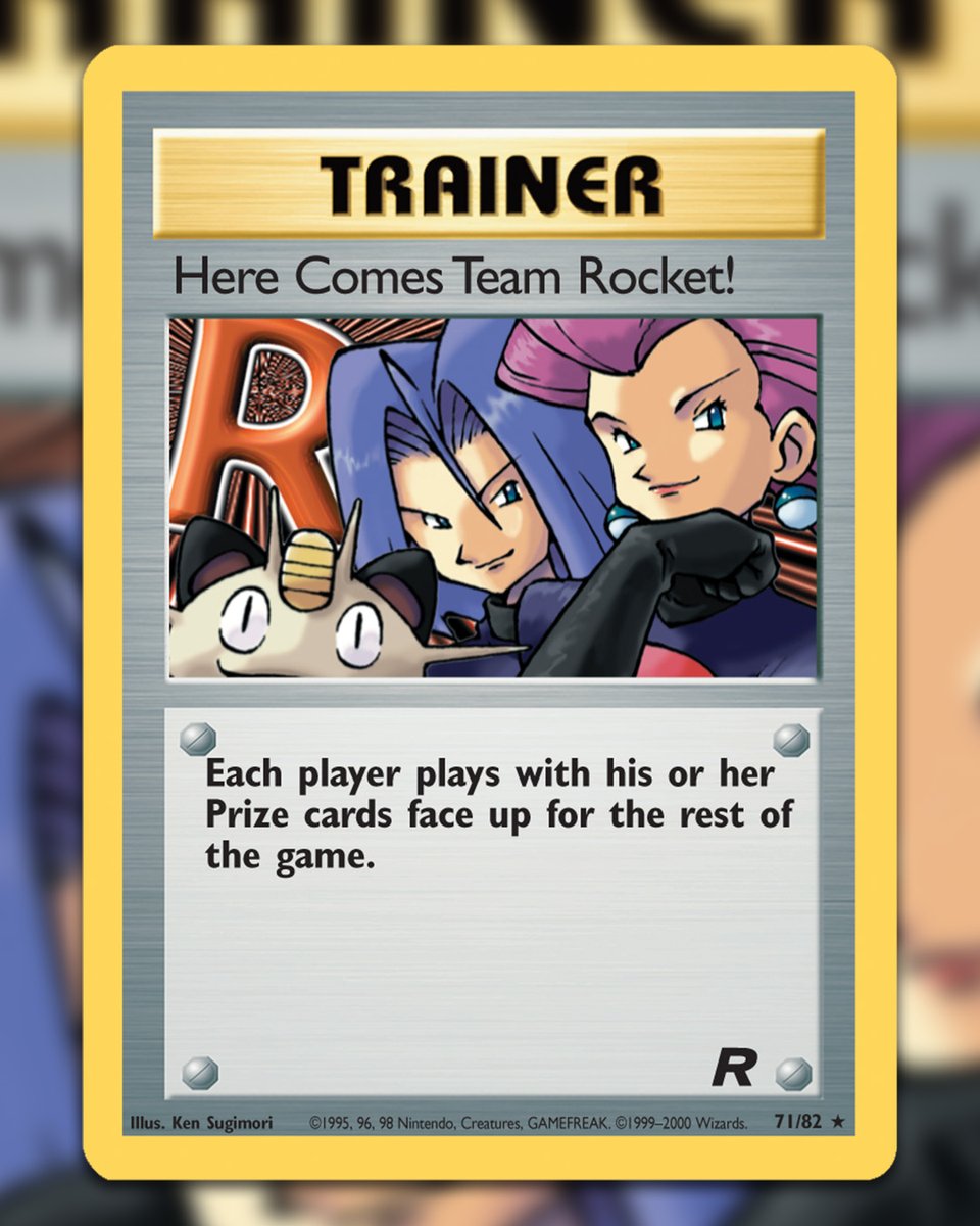 PokemonTCG's tweet image. It's 2000 and Team Rocket is so in fashion 🚀

Happy anniversary to this iconic #PokémonTCG expansion!