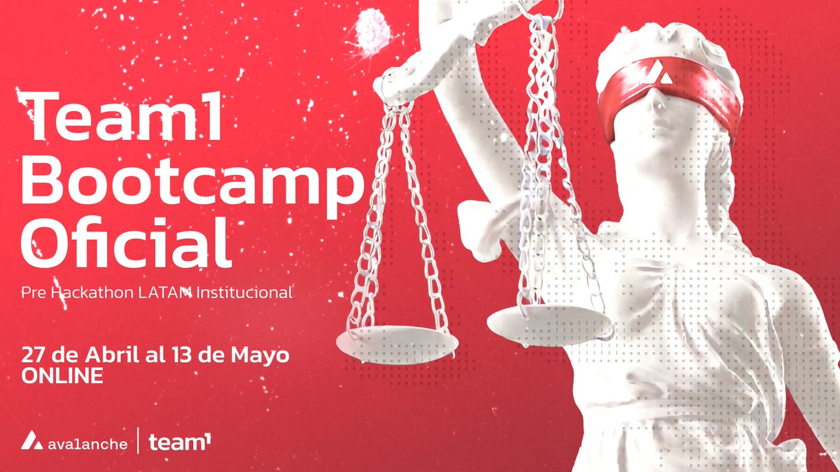 LA CAPACITACIÓN OFICIAL 🔺
Antes de hackear, hay que prepararse.
Sumate al Pre-Training Bootcamp del Avalanche LATAM Institutional Hackathon.
Vas a aprender Solidity, estándares de tokens (ERC20, ERC721, ERC1155), L1s personalizadas, interoperabilidad (ICM, ICTT), tokens