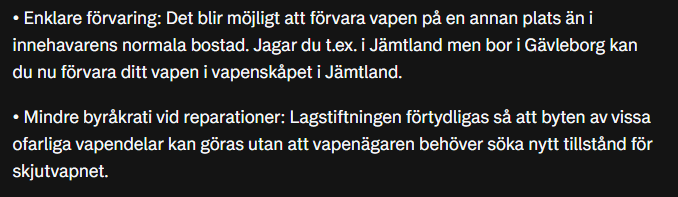 SSiverud's tweet photo. @beckmansasikter Lars, kan du förklara vad du menar med "ofarliga vapendelar"? Vilka vapendelar är det som idag kräver att man söker nytt tillstånd?

Sen tror jag inte att samlarna håller med om att det blir "enklare förvaring" när ni legaliserar PM:s nuvarande, helt rättsvidriga, förvaringskrav. https://t.co/7p8k5PDA6J