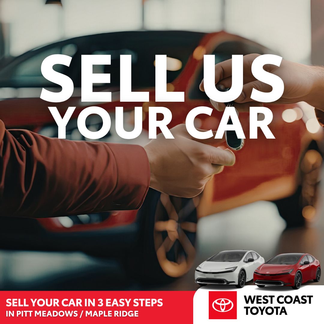 wc_toyota's tweet image. Calling all #PittMeadows &amp;amp; #MapleRidge residents! 👋 Thinking of selling your car? Skip the private sales hassle and endless viewings.

No appointments needed. Find out what your vehicle is worth today. Click the link to tell us about your car:
👉 westcoasttoyota.com/sell-us-your-c…