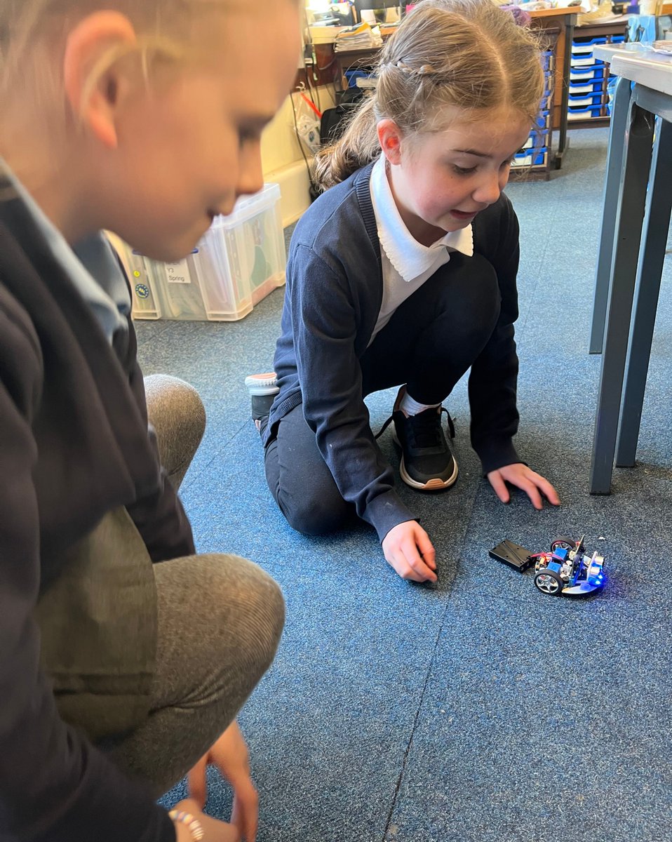 AdamHillEDU's tweet image. The Cutebots from @elecfreaks brought a lot of joy and giggles to our #STEM club at Worthinghead Primary School this week! These little guys are fast, sneaky and somehow have big personalities! We're really excited to take our coding further next time. @MrHenryNaylor