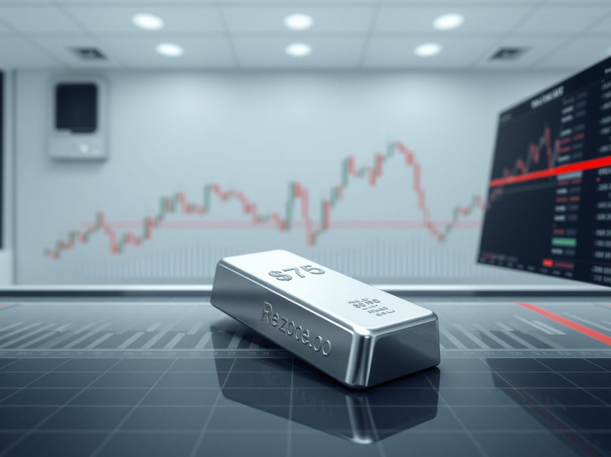 ItsBitcoinWorld's tweet image. Silver price analysis reveals a critical juncture for the precious metal as recent advances stall at a technical confluence near the $75 mark. #commoditymarkets #marketforecast #preciousmetals #silverprice #TechnicalAnalysis
bitcoinworld.co.in/silver-price-a…