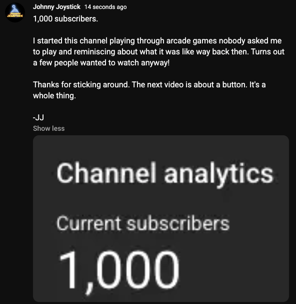 Johnny Joystick tweet media