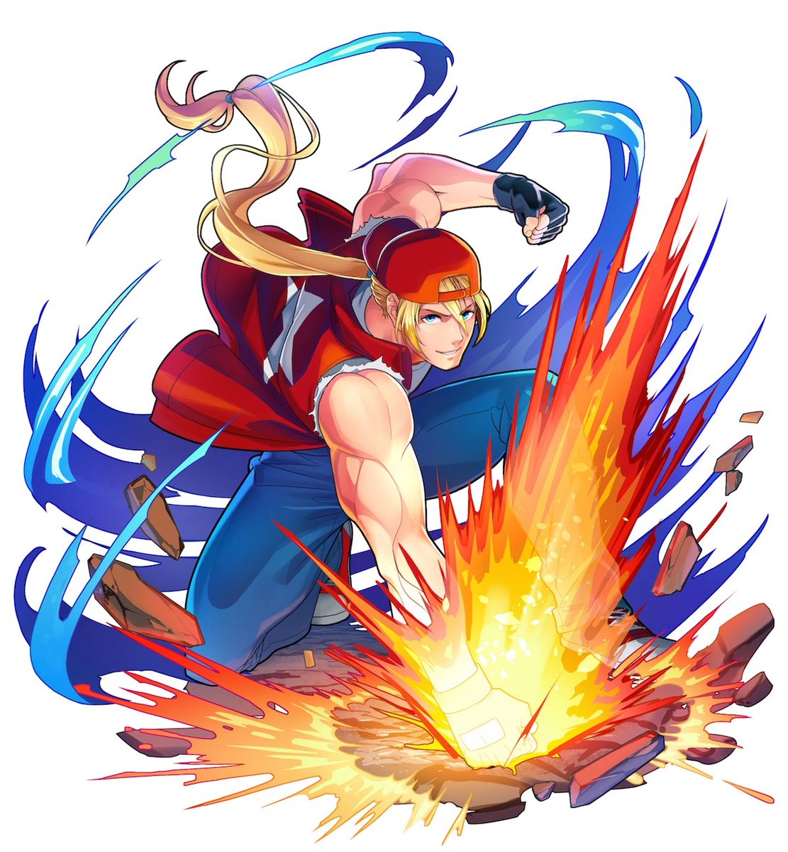 YamamotoElios's tweet image. Terry Bogard’s Boku &amp;amp; Dragon artwork.

#SNK #KOF #artwork #illustration