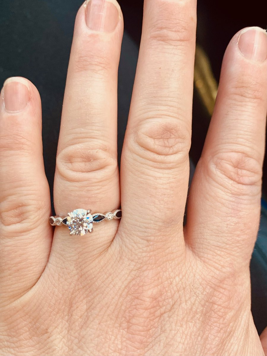 OfficialRobFury's tweet image. 3 months until I marry my queen

New York meets California in all the best ways.

Still marvel at the ring that I designed just for her💕 courtesy of @JamesAllenRings 

#engagement #interracialmarriage #weddingcountdown #engagementring #californiawedding