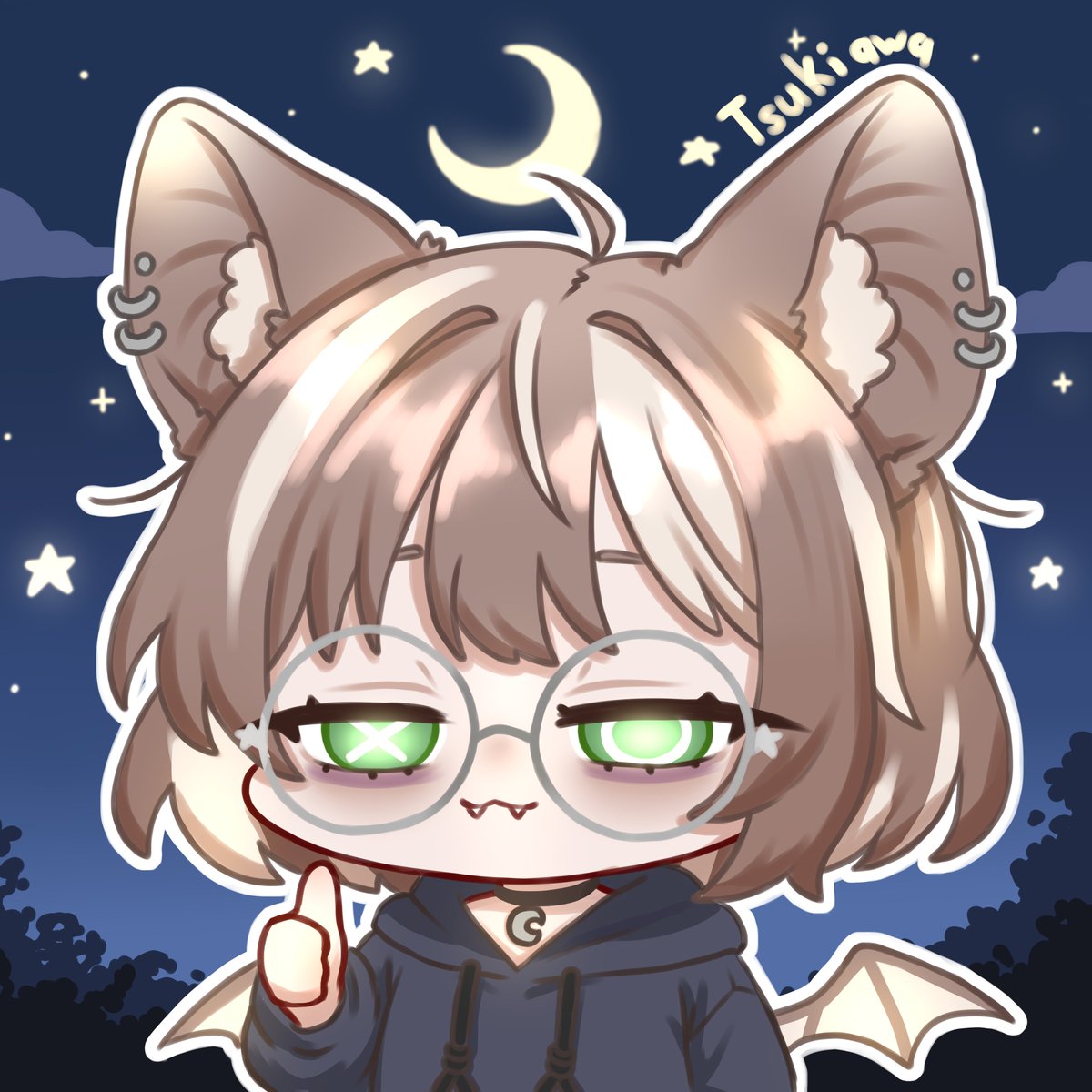 Tsuki Bat VTuber tweet media