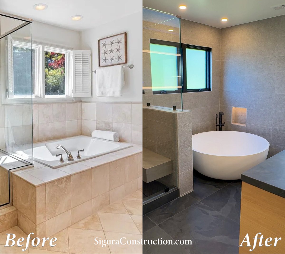 SiguraTeam's tweet image. Swipe to see the transformations: 
￼
These before and after shots prove why Bay Area homeowners trust us with their biggest investments. 

Call Today for a Free Estimate: 408-492-1379 or visit SiguraConstruction.com for more jaw-dropping photography!

#beforeandafter