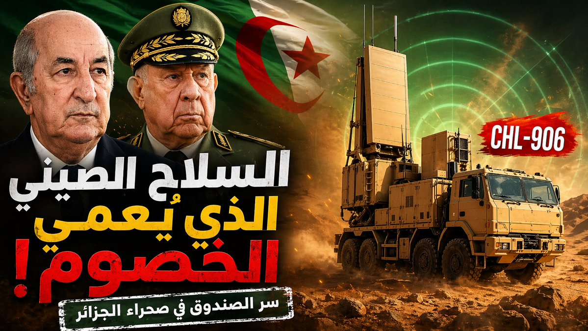 لغز "الصندوق الصيني" في صحراء #الجزائر .. لماذا استنفرت مراكز الرصد الغربية؟ 🇩🇿🇨🇳 التفاصيل على الرابط 👇

youtube.com/watch?v=__vPAY…