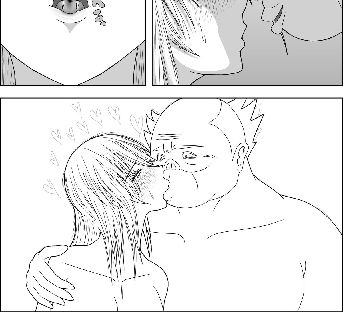 口周りが納得いってなかったので
仕上げに入る前に線画修正