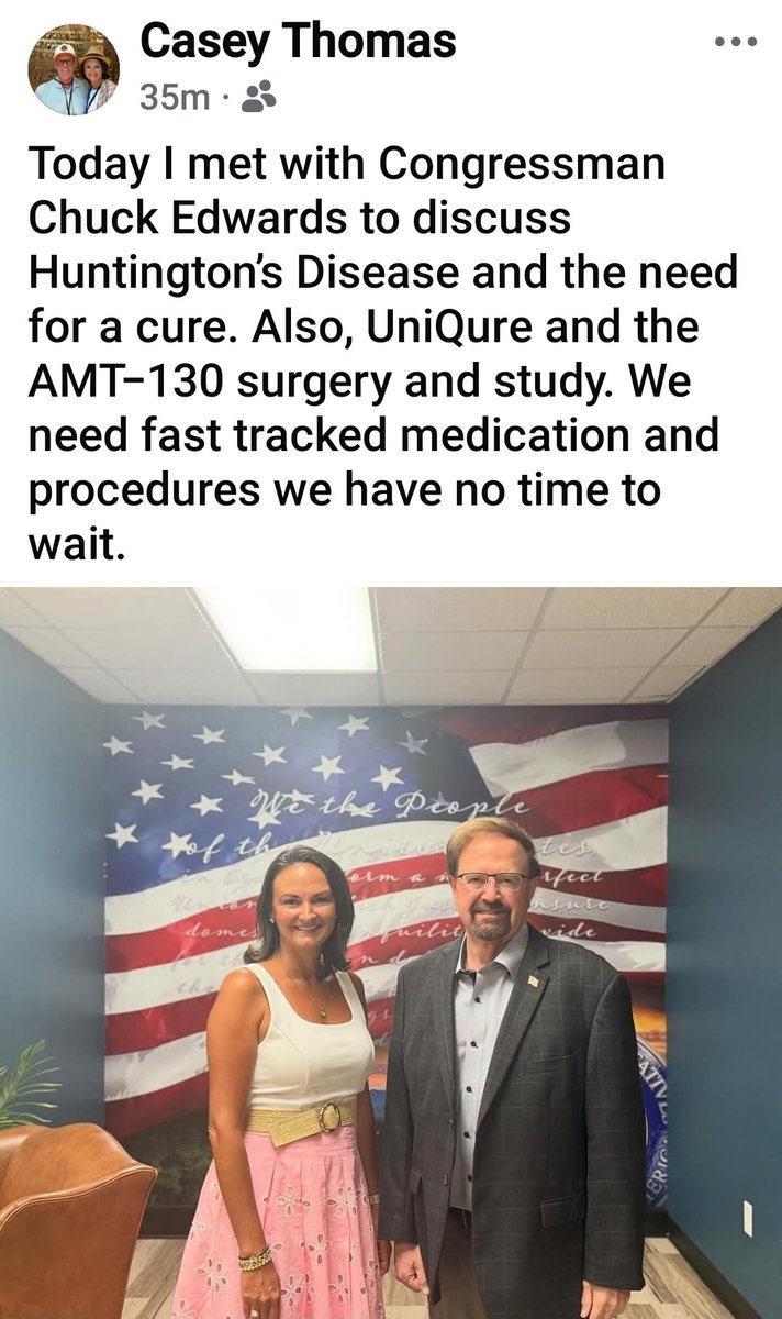 I am so proud of our community as they continue to #StandUpSpeakUp4HD by speaking to their Congressmen about #huntingtonsdisease and what is going on with the <a href="/US_FDA/">U.S. FDA</a>! Thank you for your advocacy, Casey!! #ActWithUrgency #TimeMatters #DelayStealsTime 
<a href="/RepAuchincloss/">Rep. Jake Auchincloss 🟧</a> <a href="/SenateAging/">Senate Aging Committee</a>