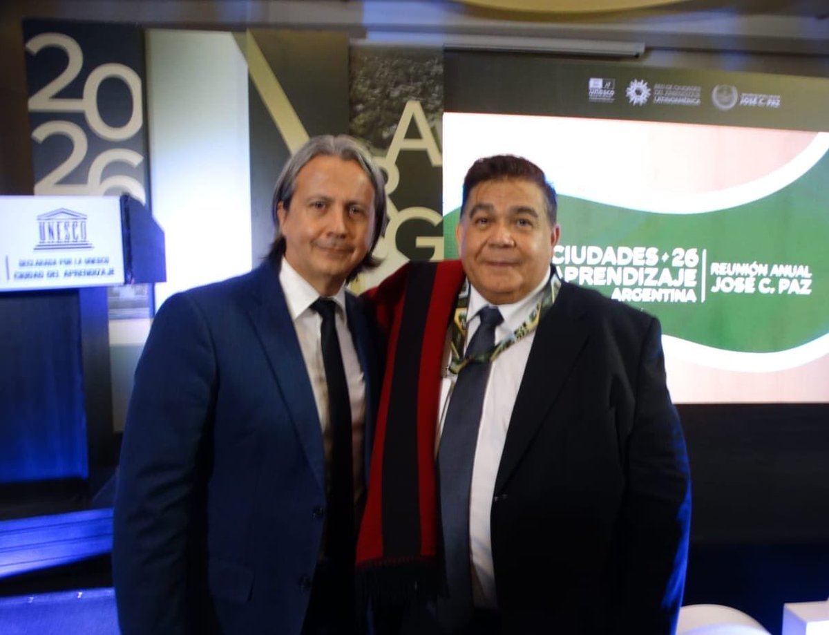 DamiGonzalez45's tweet photo. En el día de ayer junto a mis compañeros y compañeras concejales del bloque tuvimos el honor de acompañar al Vicepresidente del Senado y Vicepresidente de UNESCO @ishiiargentina.ok en la 6ta Conferencia Internacional de la Red Ciudades de Aprendizaje https://t.co/S6mYXrReeS