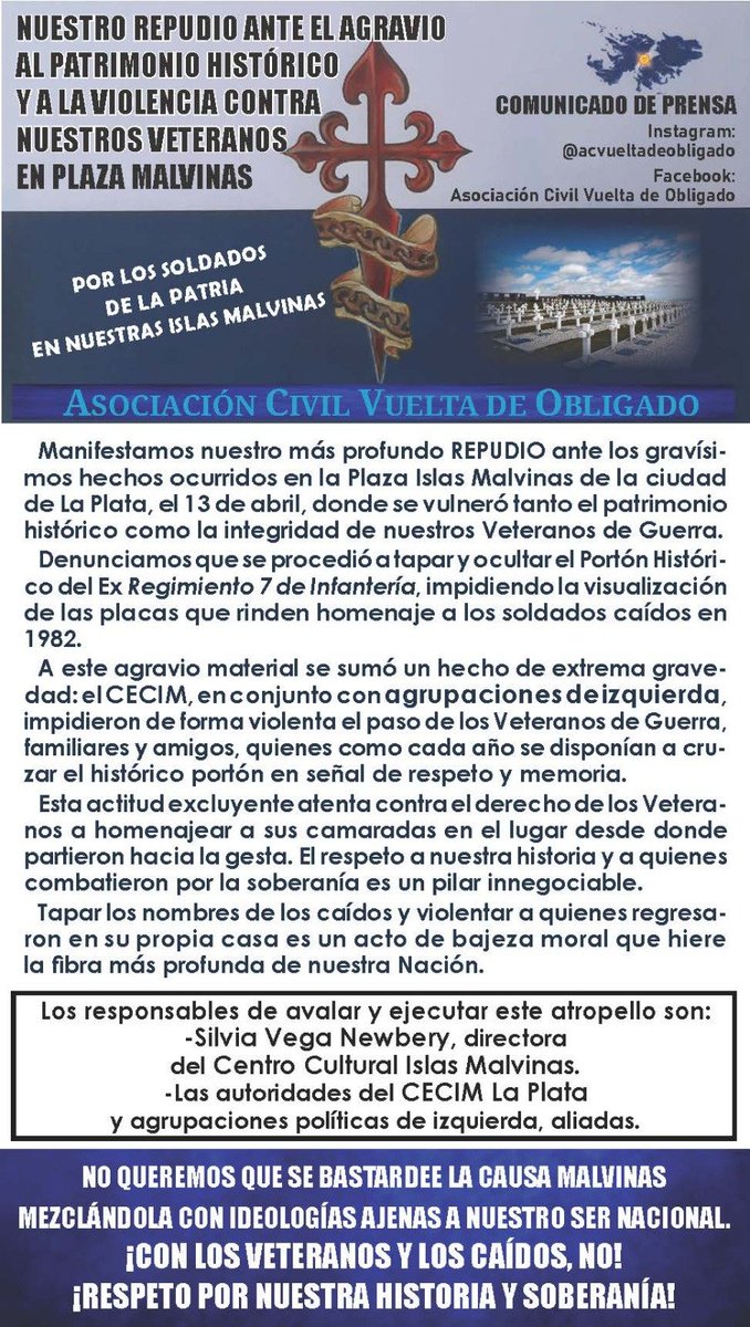 Comunicado Repudiando al CECIM 

#LaPlata