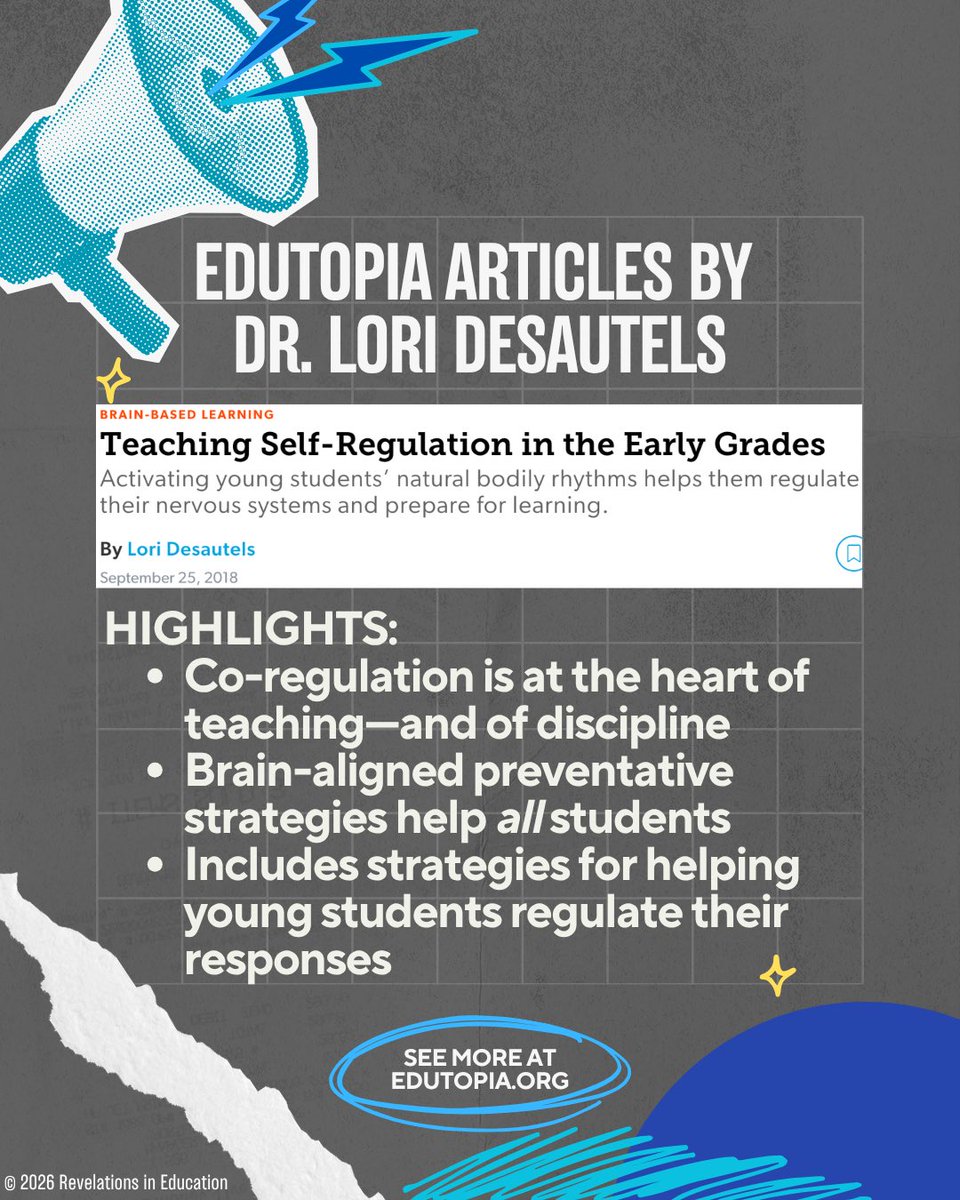 desautels_phd's tweet image. Check out this article and more on edutopia.org. 🧡

#revelationsineducation #learning #edutopia #teachers