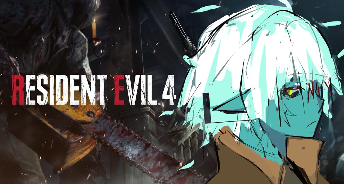 CincoStar2's tweet photo. RESIDENT EVIL 4 STREAM LATER :)
#envtuber #pngtuber https://t.co/xtQdtU036b