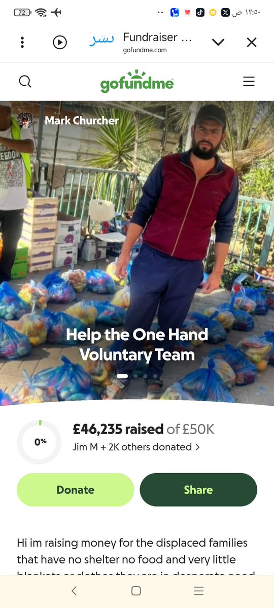 Palestinedaily1's tweet image. 🚨 URGENT: Help us reach £50,000 🚨

Families have no shelter, no food, and need help NOW 💔

£46,235 raised — we’re so close!

Every donation = food 🍞 water 💧 hope ❤️

👉 Donate &amp;amp; share now
gofund.me/a3b90f53

#DonateNow #SaveLives #Gaza