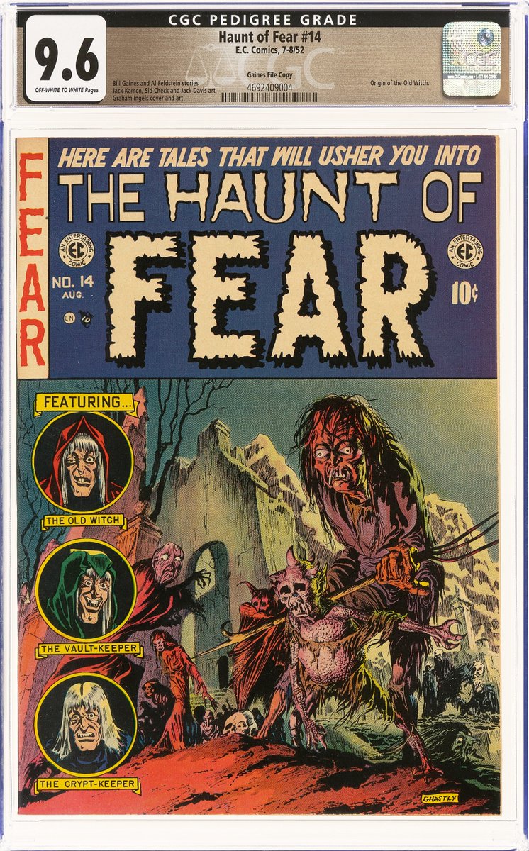 ClarkKantWait's tweet image. #LastNote; : 

#Classic; , #GhastlyGrahamIngels; ,

#HauntOfFear; , #CoverArt; .

... includes #TheOrigin; of #TheOldWitch; .

" #KarenKarenKaren; ", #SayHerName; .