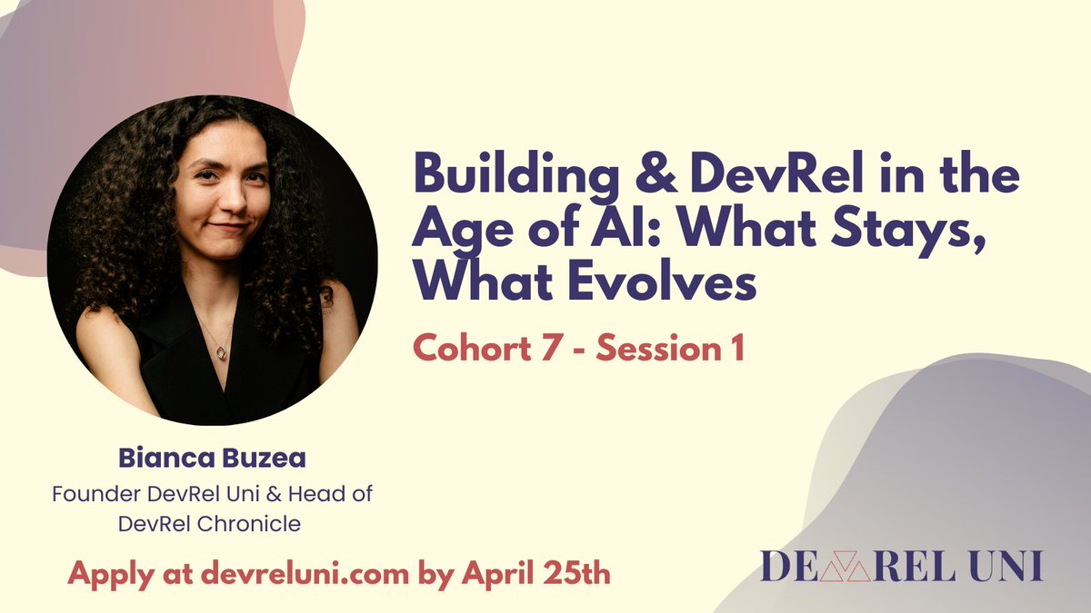 devrel uni 🎓 tweet media