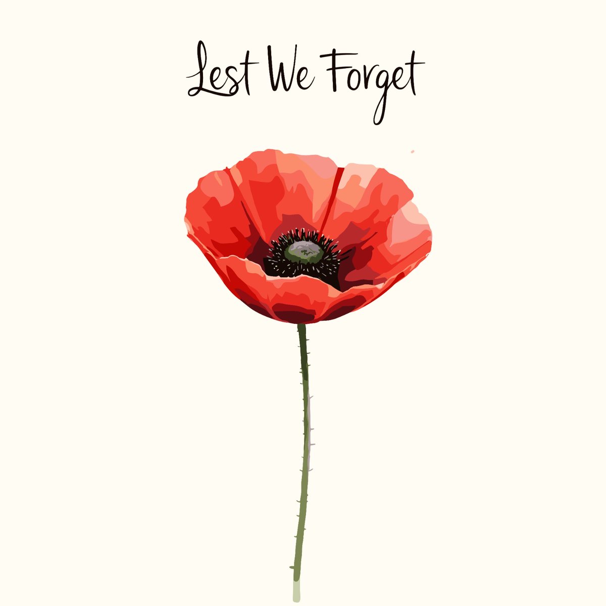 Lest We Forget.