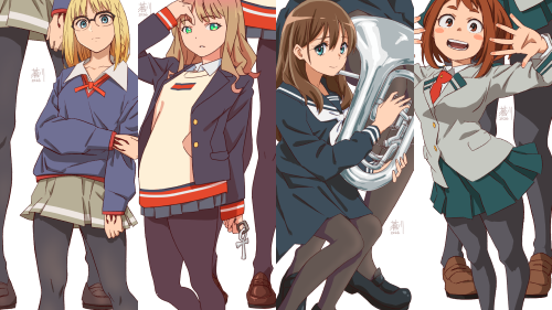 #今月描いた絵を晒そう タイツから靴下まで 