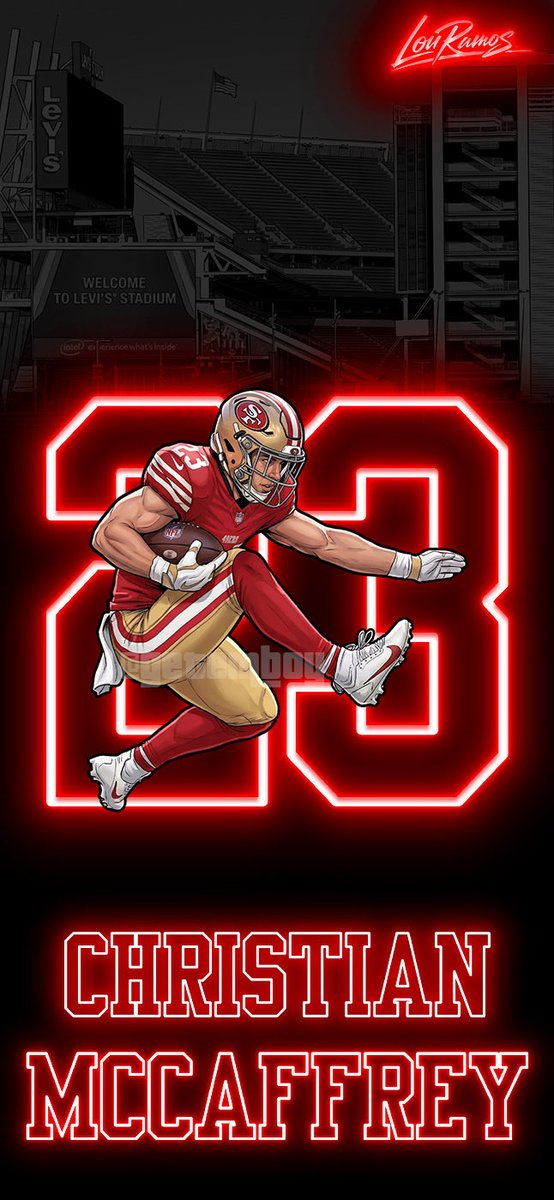 GETEMBOY's tweet image. Some fun Neon Lights CMC Wallpaper for the Faithful. Enjoy Day 2 of the draft my people, and I hope you enjoy the Wallpaper as well. Go Niners!!! #GETEMBOY #RUNCMC #FTTB