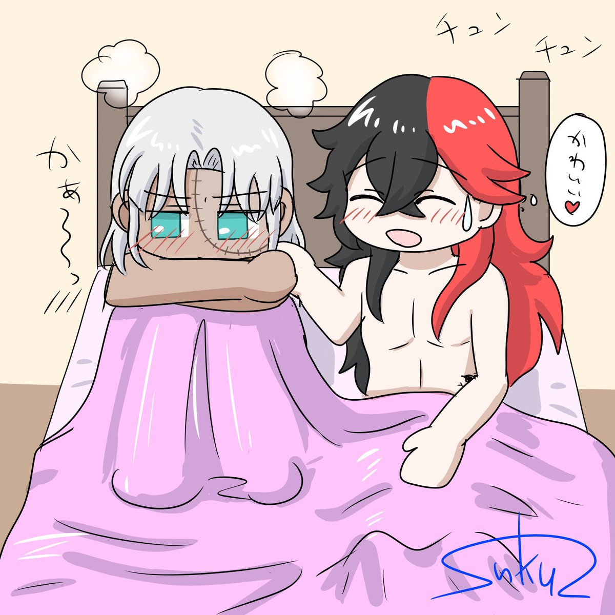snku_z's tweet photo. らくがき。
一応、事後注意。 https://t.co/hjxDJA1Hki