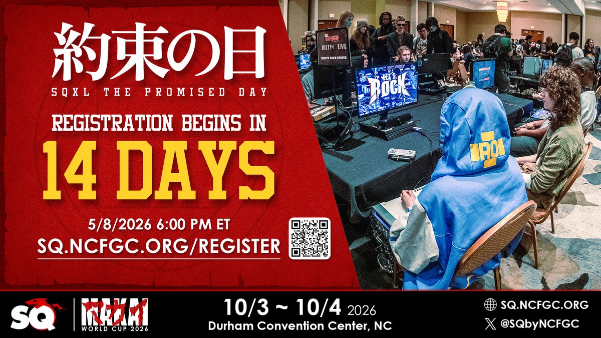 SQXL 2026: 10/3~10/4 tweet media