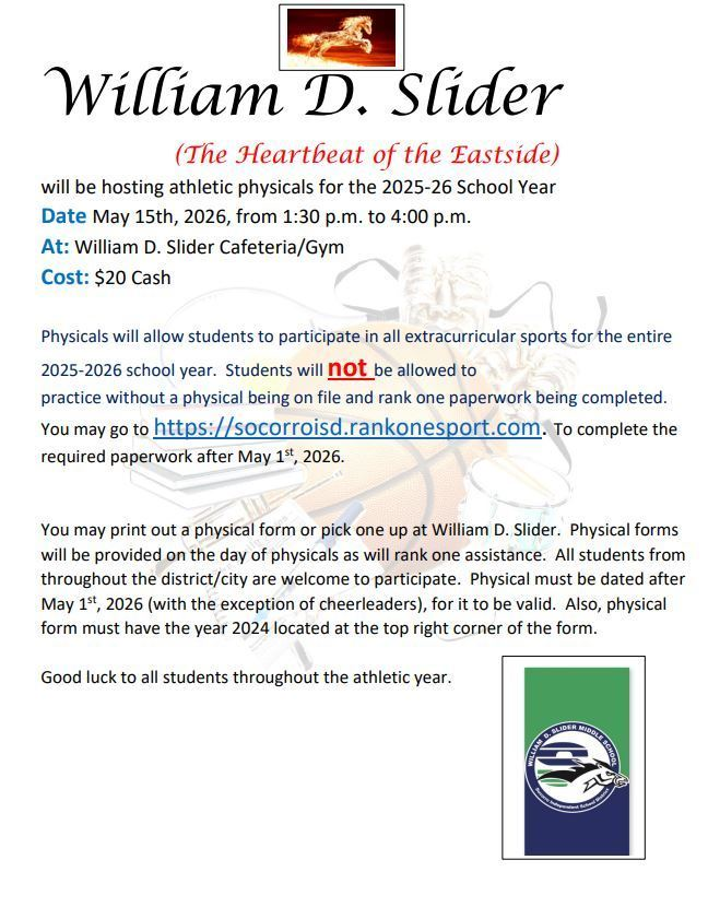 William D. Slider Middle School tweet media