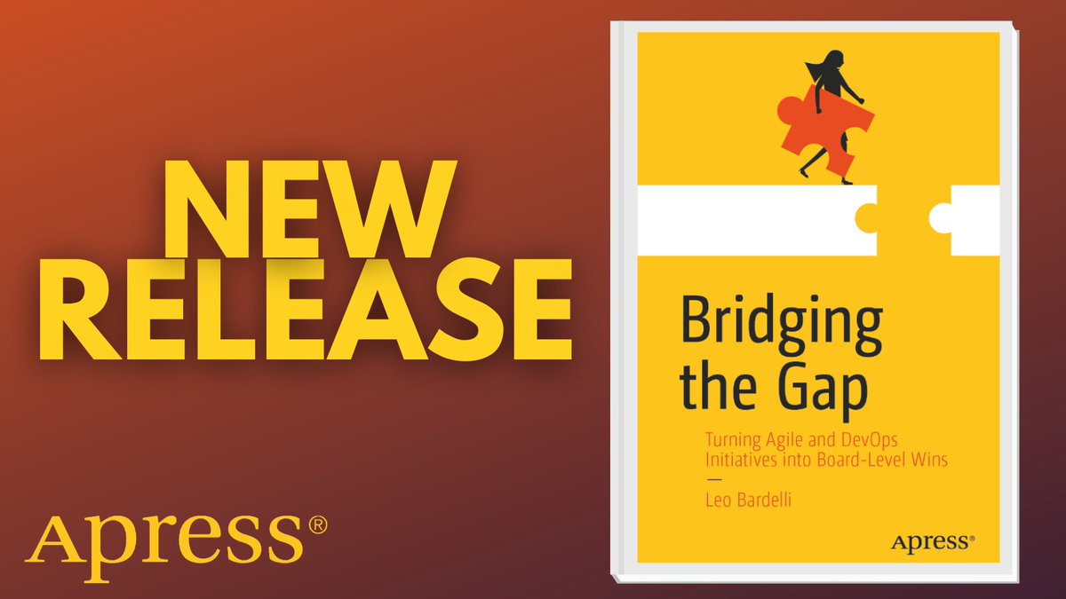 Apress's tweet image. Engineering teams often adopt #Agile &amp;amp; #DevOps…but struggle to prove their impact to executives. This guide shows how to translate technical work into board‑ready value, using KPIs, storytelling &amp;amp; strategic alignment. 🚀📊 #DigitalTransformation

🔗 ow.ly/LT8250YokvV