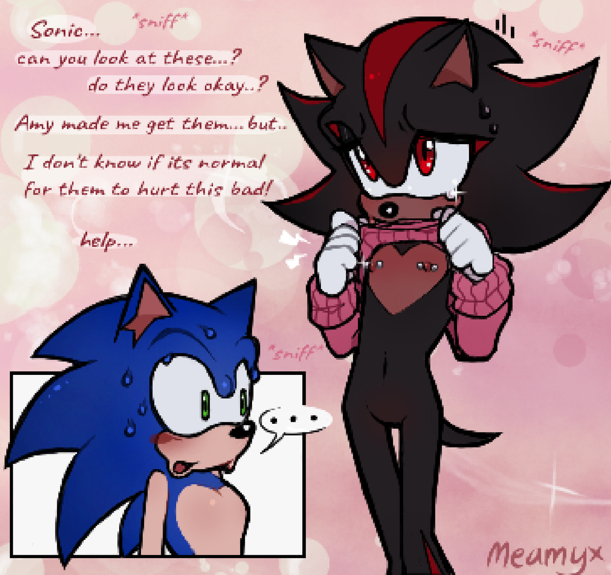 meamyx's tweet photo. idk what to call this ship... shadic? shadic.... fuck it... #shadic https://t.co/hgwdpIAVo4