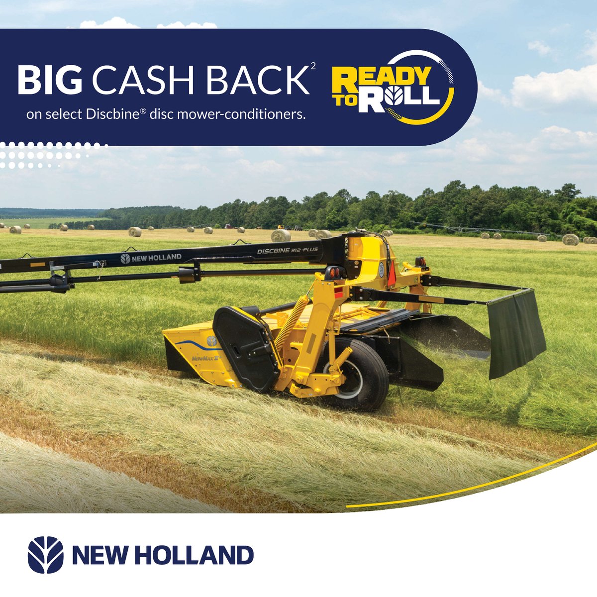 Get the season rolling with big savings–like 0% financing or BIG cash back–on a new Discbine® disc mower-conditioner and cut your hay closer, cleaner and faster. Stop by today! beardimplement.com