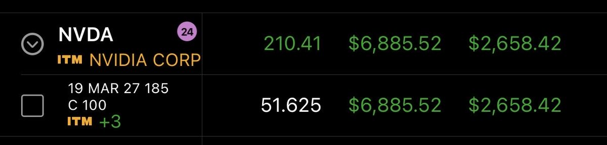_FilthyTrades_'s tweet photo. #NVDA #FILTHYTRADES holding strong on the long calls we picked up! 🤤💪🏽 https://t.co/zM6qi3VmQ2