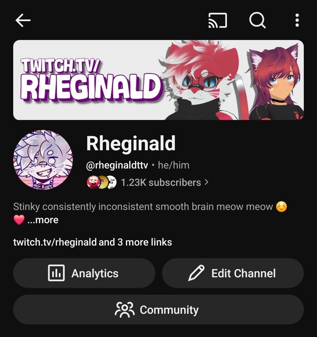 Rheginald 🐈 ❤ | Stinky Catboy tweet media