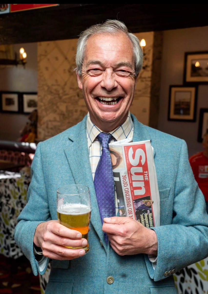 Parody Nigel Farage tweet media