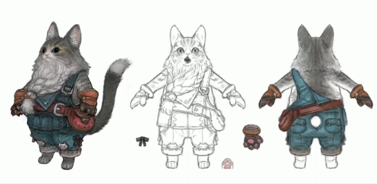 aitaikimochi's tweet image. These little kitties are so cute with their beards omg 😭😭 #FFXIV