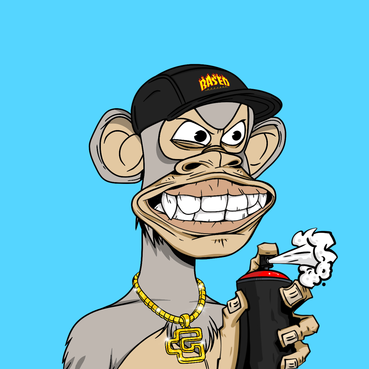 BasedApeGang's tweet photo. Surprise Mfer! 

@tjthecreator_ just dropped some 3 COLOR WAYS of SUPA HOT $GNGSTR BLING in the wardrobe 

NAKEDS ONLY || HAPPY FRIDAY #BASEDGANG
[https://t.co/mU2ny138xS] https://t.co/HxQPhovHMC