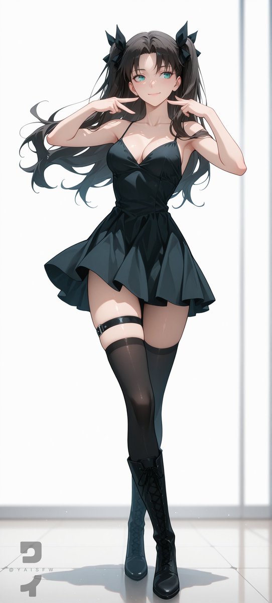 黒ドレスの遠坂凛さん
RinTohsaka
SFW