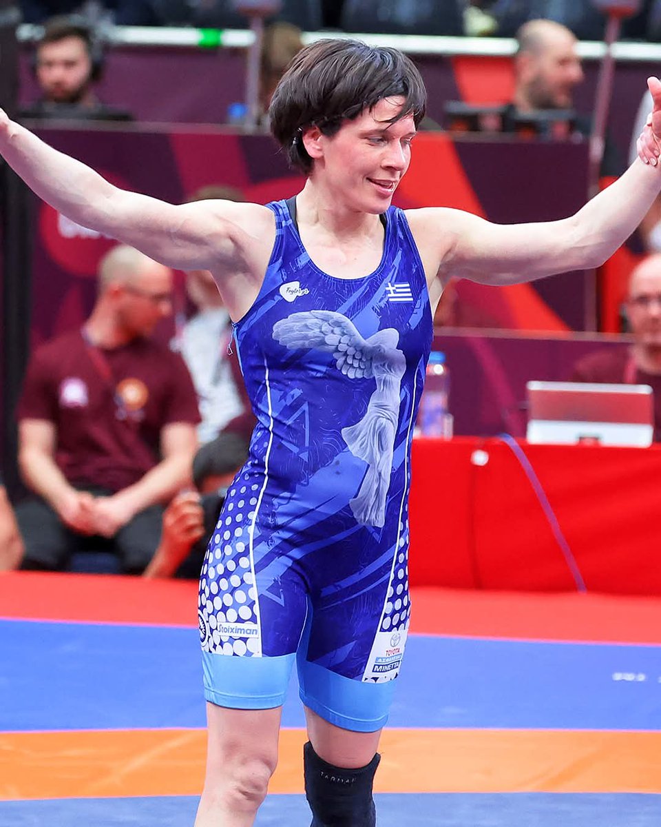 🥈 Το ασημένιο μετάλλιο στο Ευρωπαϊκό πρωτάθλημα Πάλης κατέκτησε η σπουδαία Μαρία Πρεβολαρακη!

🤼‍♂️Στον μεγάλο τελικό των 53κ. η κορυφαία Ελληνίδα πρωταθλήτρια ηττήθηκε οριακά με 2-1 από την Ουκρανή Γεφρεμοβα και ανέβηκε στο δεύτερο σκαλί του βάθρου. 

Μπράβο Μαρία