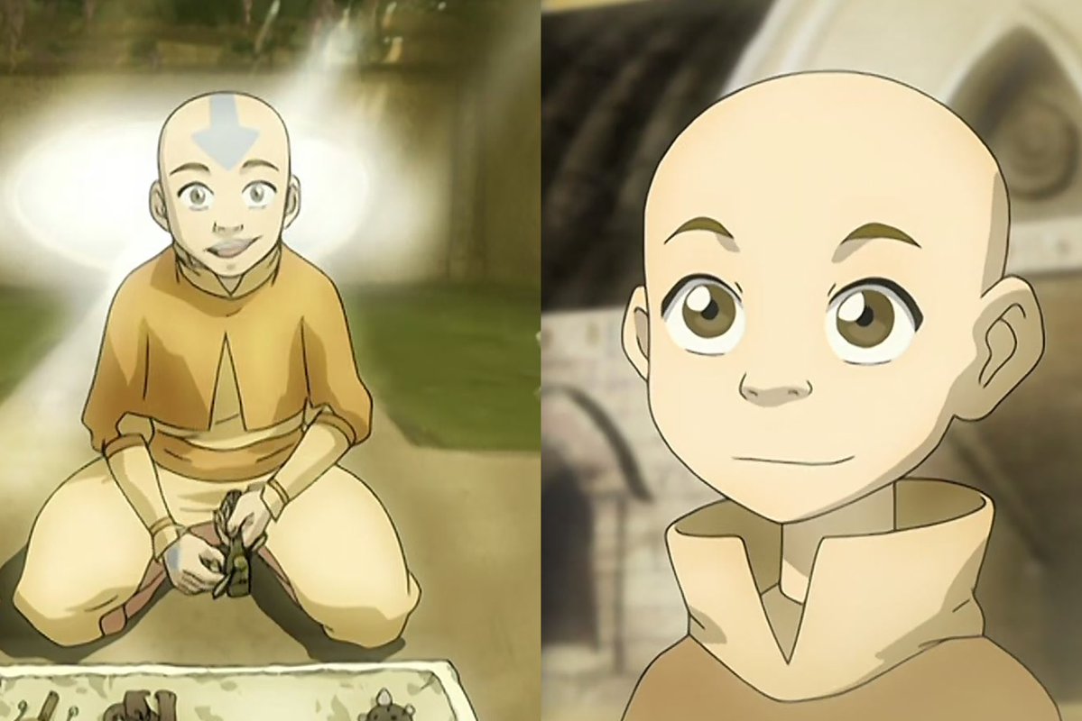 According to Avatar Extras, At the age of 6, Aang was stronger than kids twice his age. At 10, he surpassed all his masters, and by 12, became the youngest person in history to become an airbending master