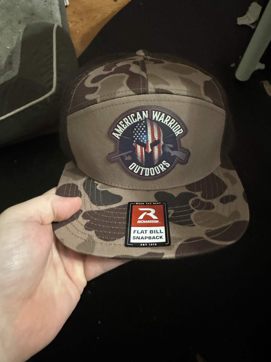 JerseyStreams's tweet photo. New American Warrior Outdoors Hats just dropped. 

Support a great cause and rock some badass merch. 

Grabs yours now.  

https://t.co/08lPDavHC3 https://t.co/mmcztsK1sr