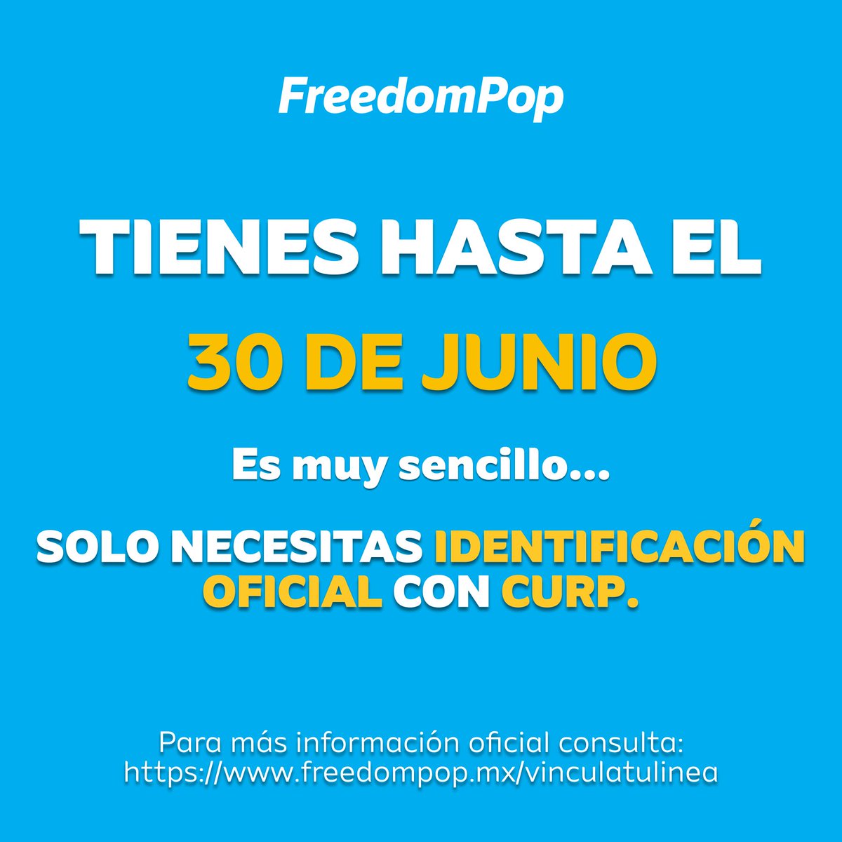 FreedomPop México tweet media