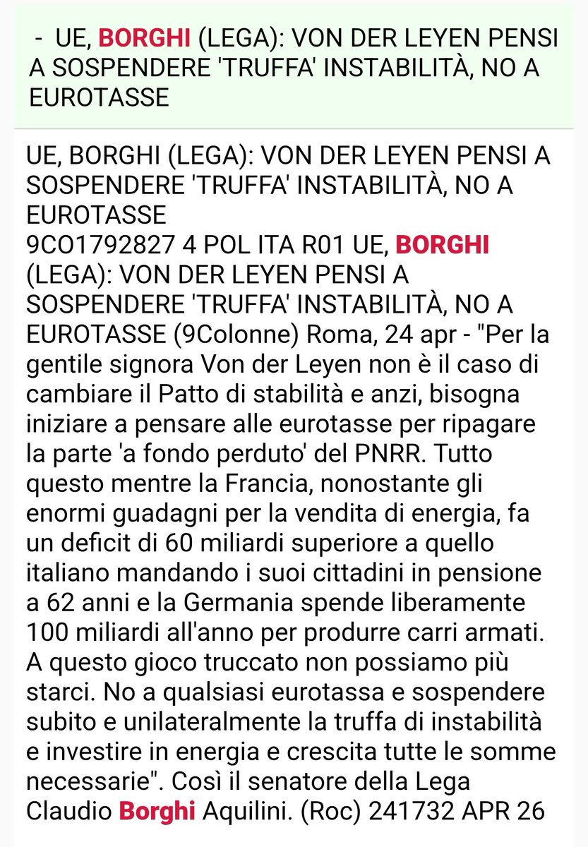 Claudio Borghi A. tweet media