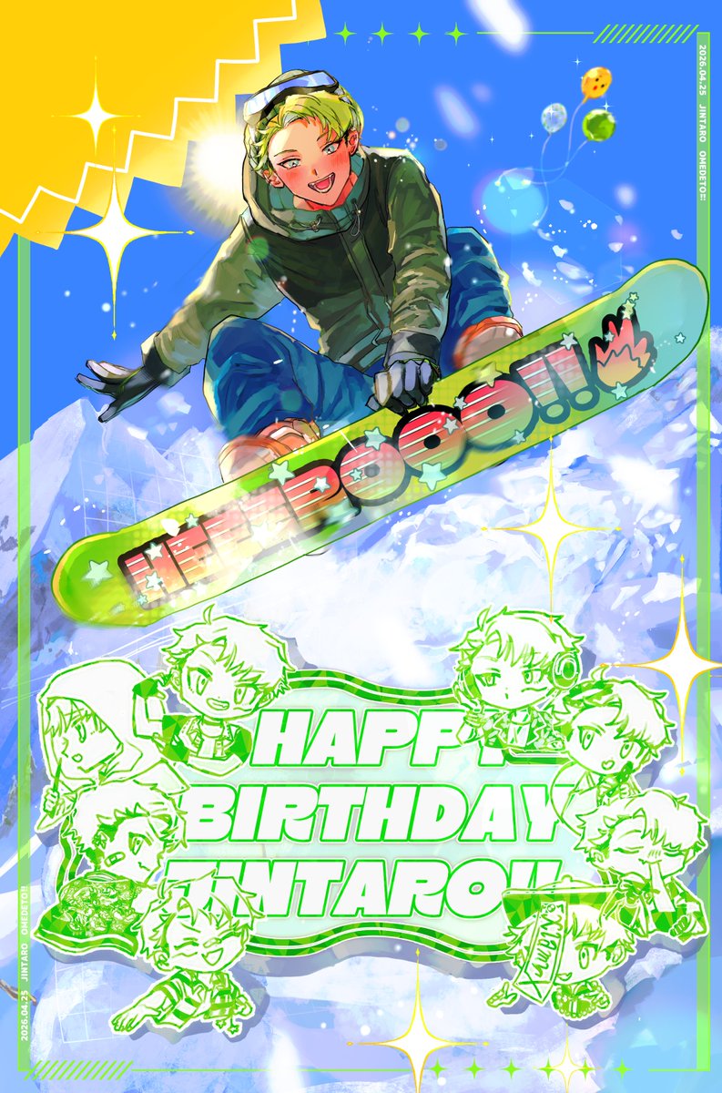 ⋆⸜𝐇𝐚𝐩𝐩𝐲 𝐁𝐢𝐫𝐭𝐡𝐝𝐚𝐲💚💚💚⸝⋆ #HB_JINTARO