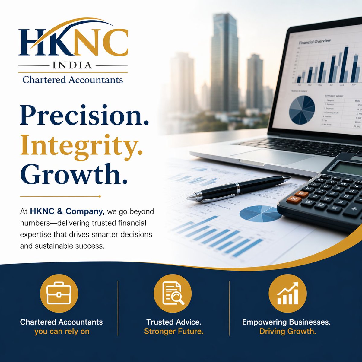 AndHknc32028's tweet image. Precision. Integrity. Growth.

Your numbers deserve more than just accounting—they deserve insight.

#HKNC #CharteredAccountants #Finance #BusinessGrowth