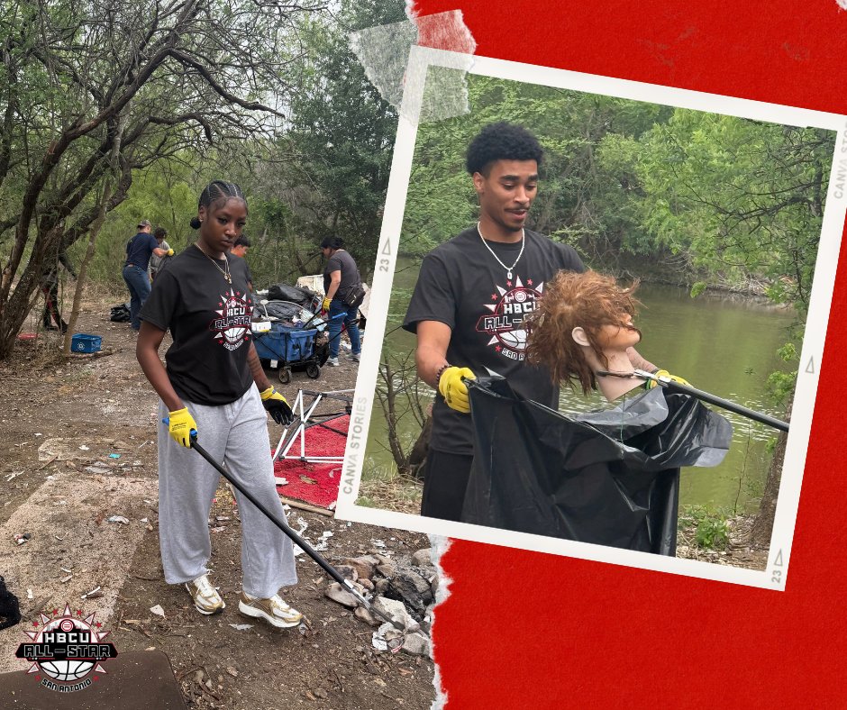 AAULTX's tweet image. Before the lights, crowd, and game, our players showed up for the community—giving back and building legacy on and OFF the court. #HBCULiveXperience #CommunityFirst #StudentAthletes #BlackExcellence #HBCUPride #SATX