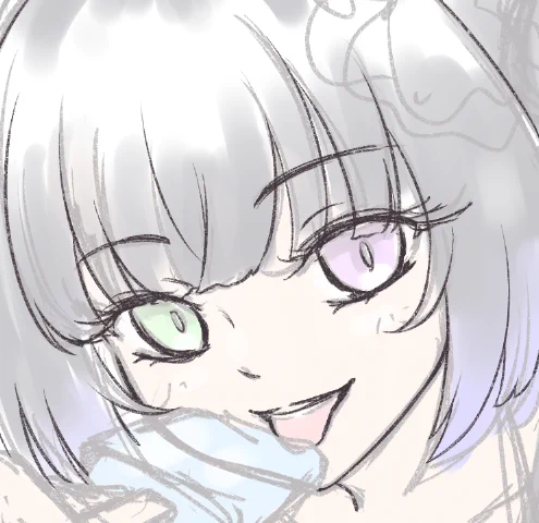 細かいけど表情悩む…