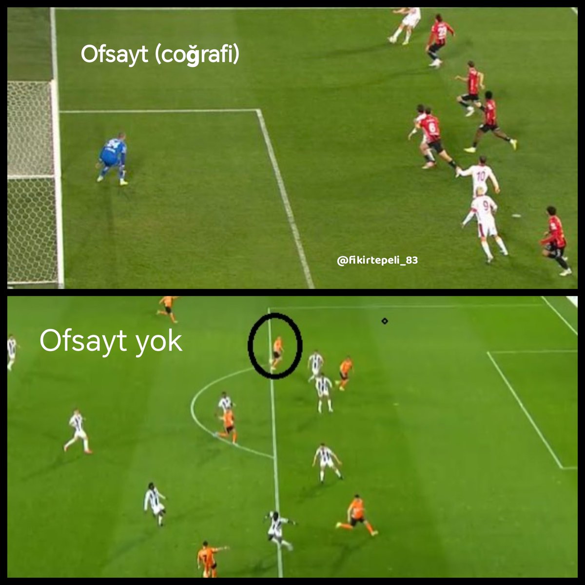 Galatasaray'ın golü ofsayt

Başakşehir'in golü ofsayt yok

Allahınızdan bulun bunun adı çifte standart dır