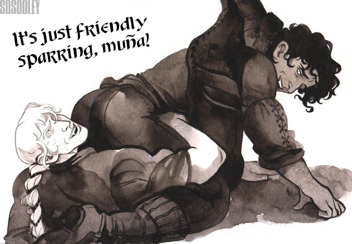 #hammeranvil #baekar 
yep maekar we know which part of your brother is your favorite
poor myriah
right in front of her salad