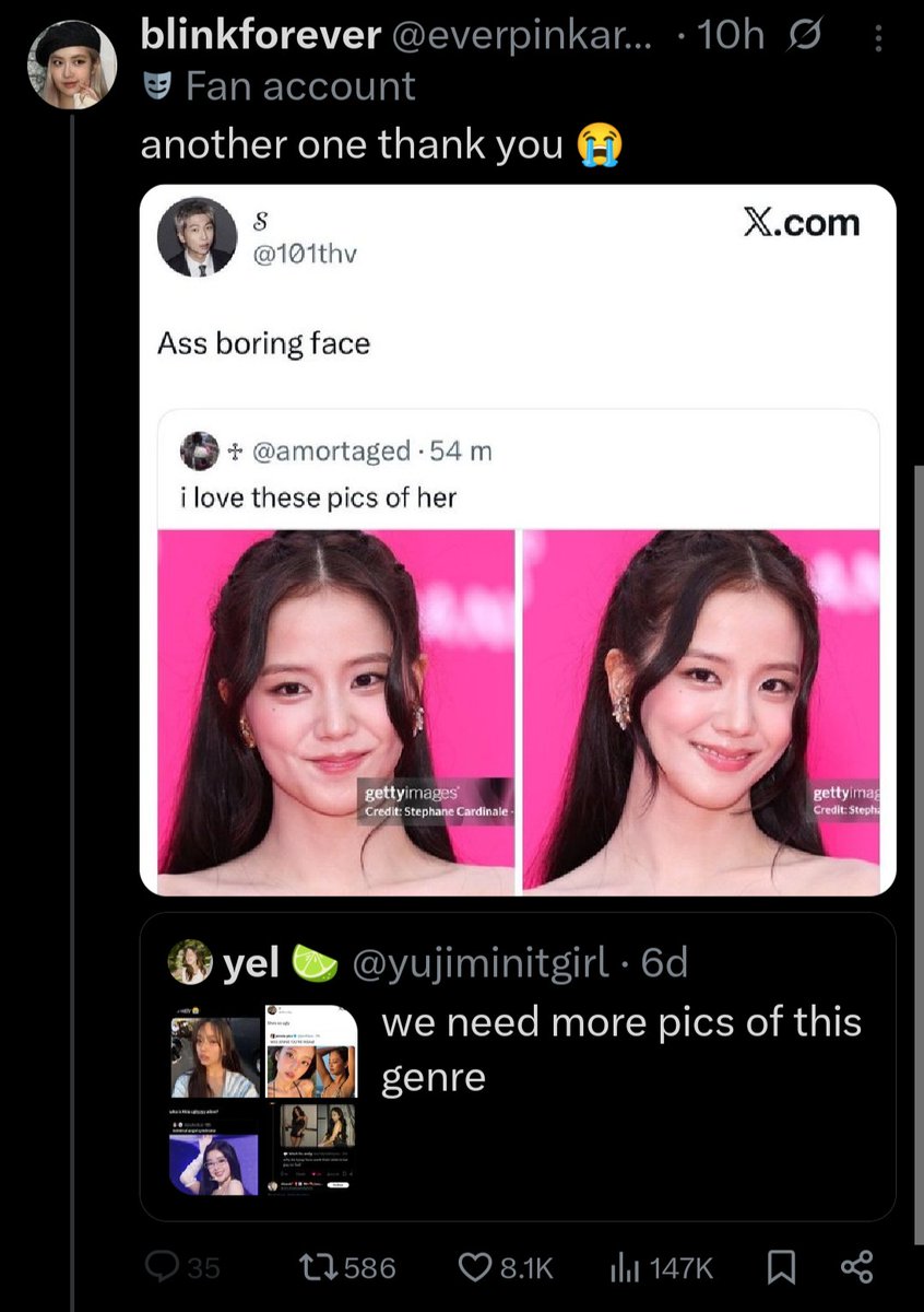 btsevenreports's tweet photo. @/101thv was @/haegeaum (1st link on the post below), a set up account that constantly rebrands to attract hate toward the members. Report these accounts under spam and hate/abuse.
📌https://t.co/lrEM9KzuoQ
📌https://t.co/W4EOSX0WBm
📌https://t.co/zgGgYismZY https://t.co/nUe4nE68dl